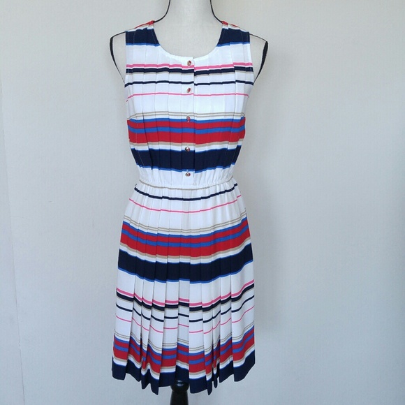 red white and blue tommy hilfiger dress